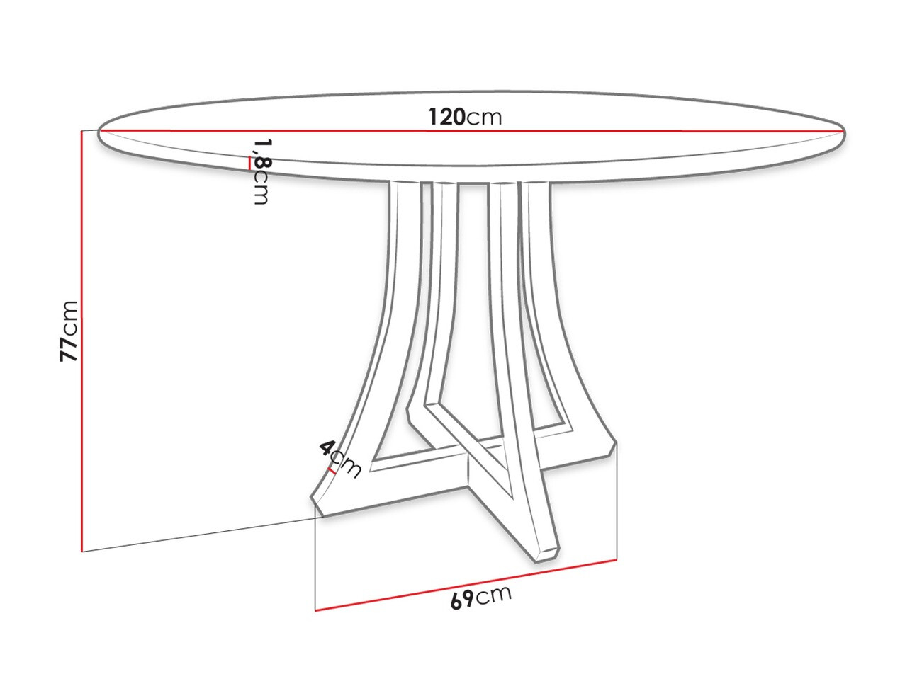 Galds Racine 121 (Glancēts balts + Melns)