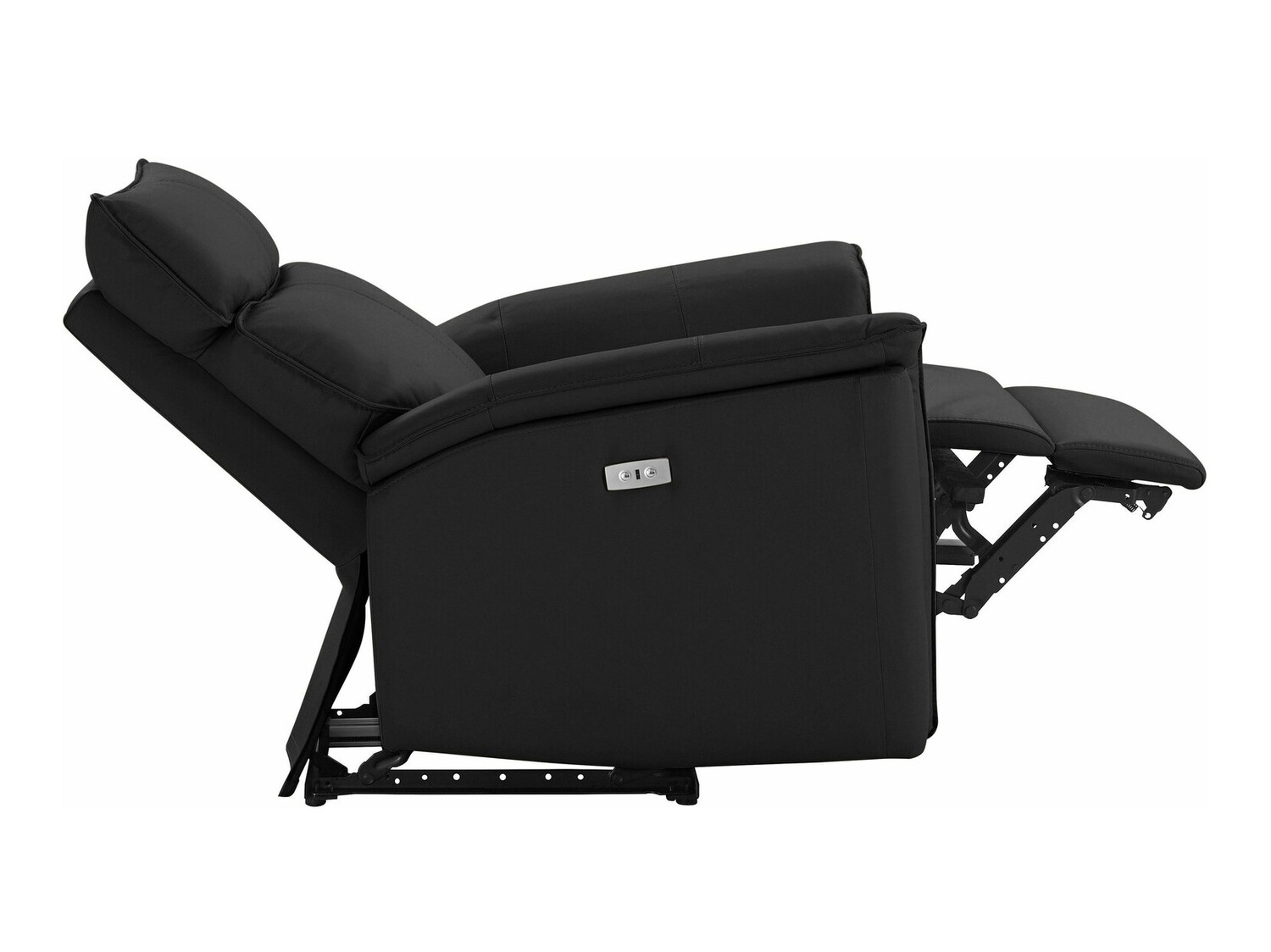 Atpūtas krēsls reglainer Denton 676 (Melns)