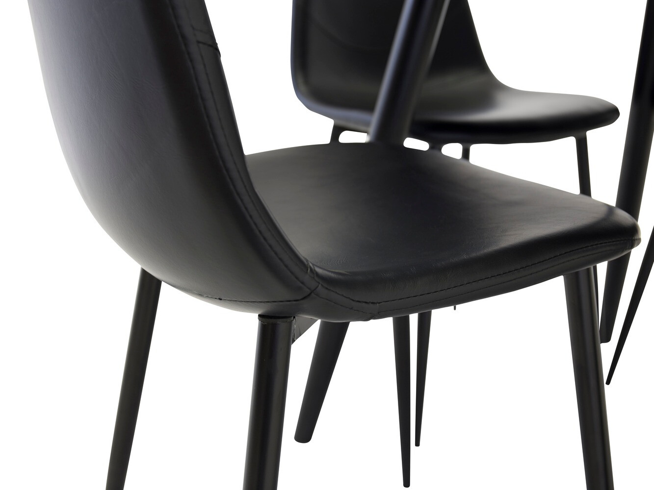 Ēdamistabas komplekts Dallas 356 (Melns)