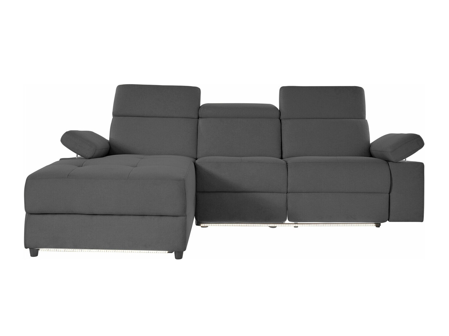 Stūra dīvāns reglaineris Denton 698 (Antracīts)