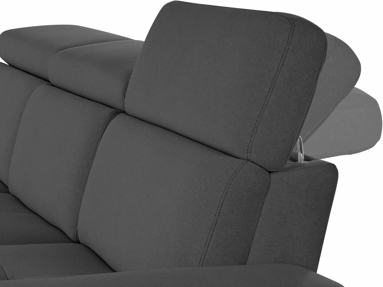 Stūra dīvāns reglaineris Denton 698 (Antracīts)
