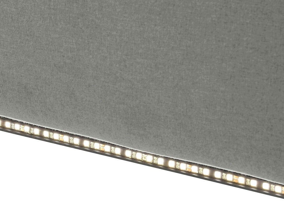 Stūra dīvāns reglaineris Denton 698 (Pelēks)