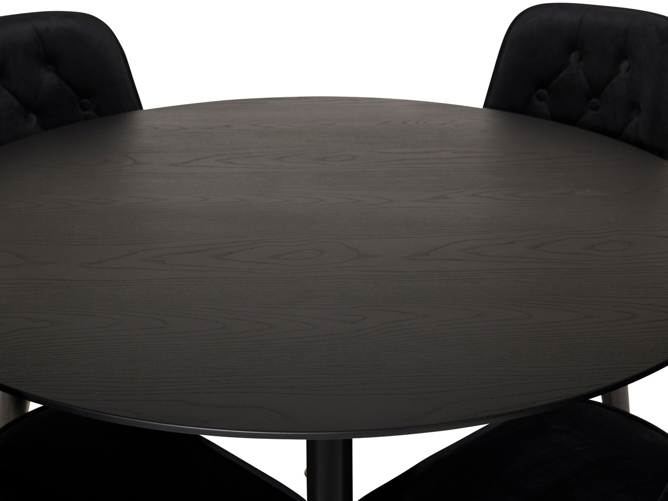 Ēdamistabas komplekts Dallas 1178 (Melns + Zelta)