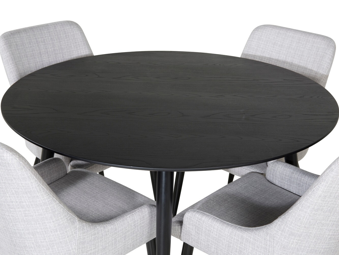 Обеденный гарнитур Dallas 1181 (Серый + Чёрный)