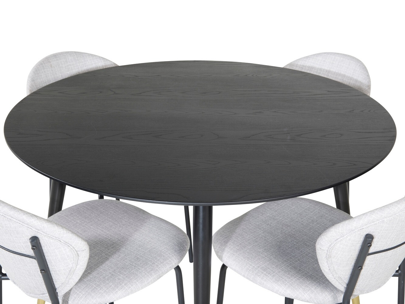 Обеденный гарнитур Dallas 1186 (Серый + Чёрный)