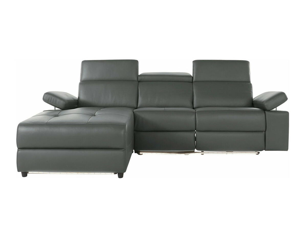 Stūra dīvāns reglaineris Denton 1493 (Pelēks)