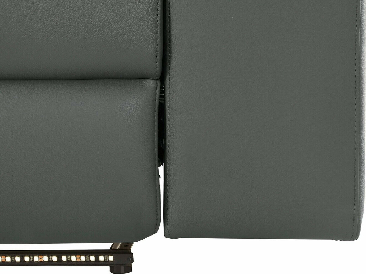 Stūra dīvāns reglaineris Denton 1492 (Pelēks)