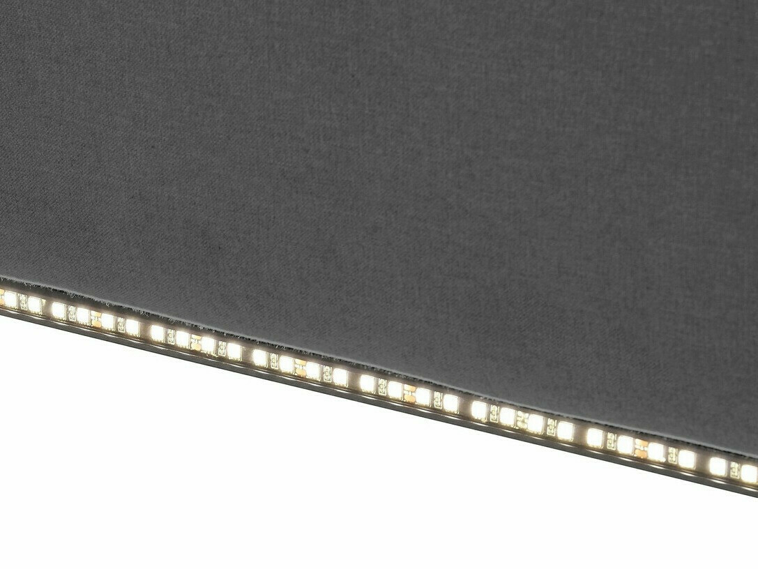 Stūra dīvāns reglaineris Denton 704 (Antracīts)