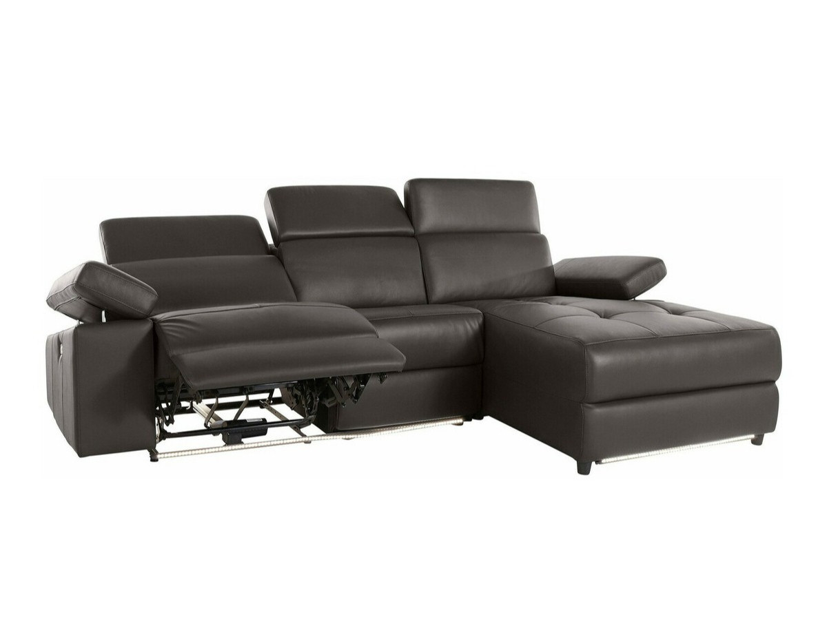 Угловой диван реклайнер Denton 1492 (Коричневый)