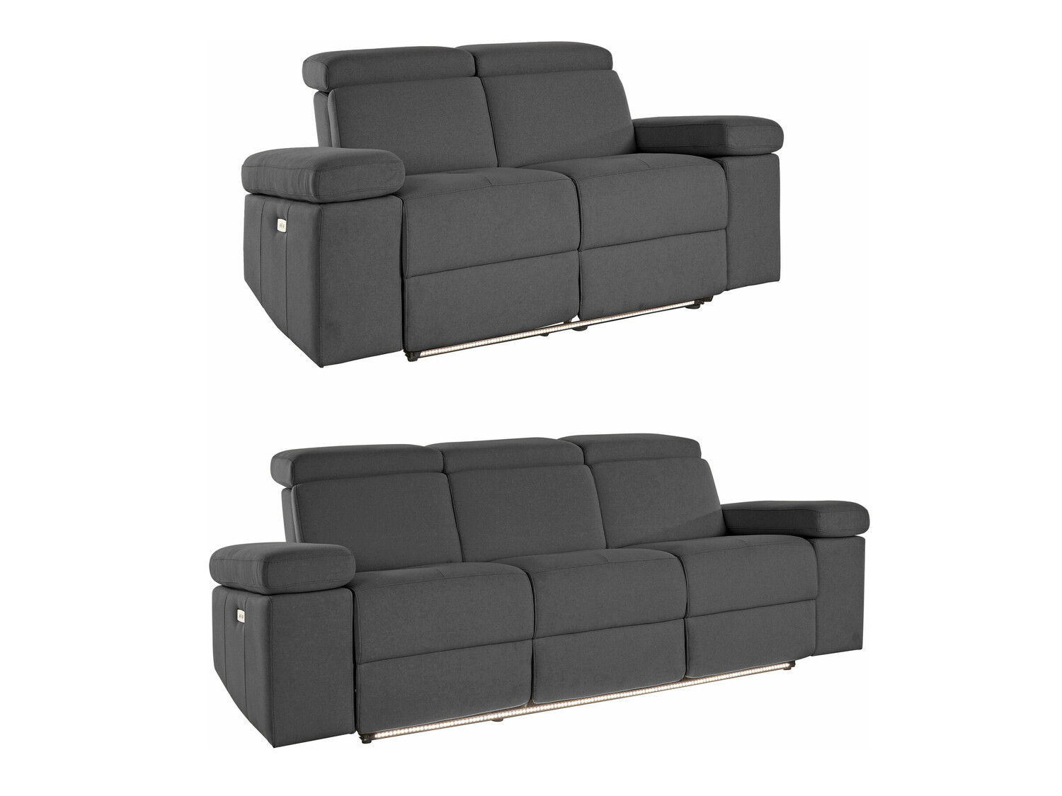 Mīksto mēbeļu komplekts Denton 725 (Antracīts)