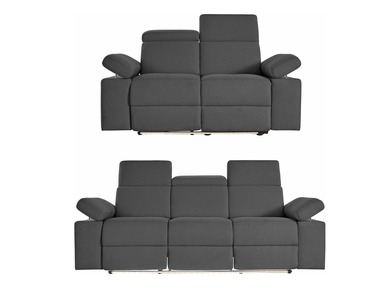 Mīksto mēbeļu komplekts Denton 725 (Antracīts)