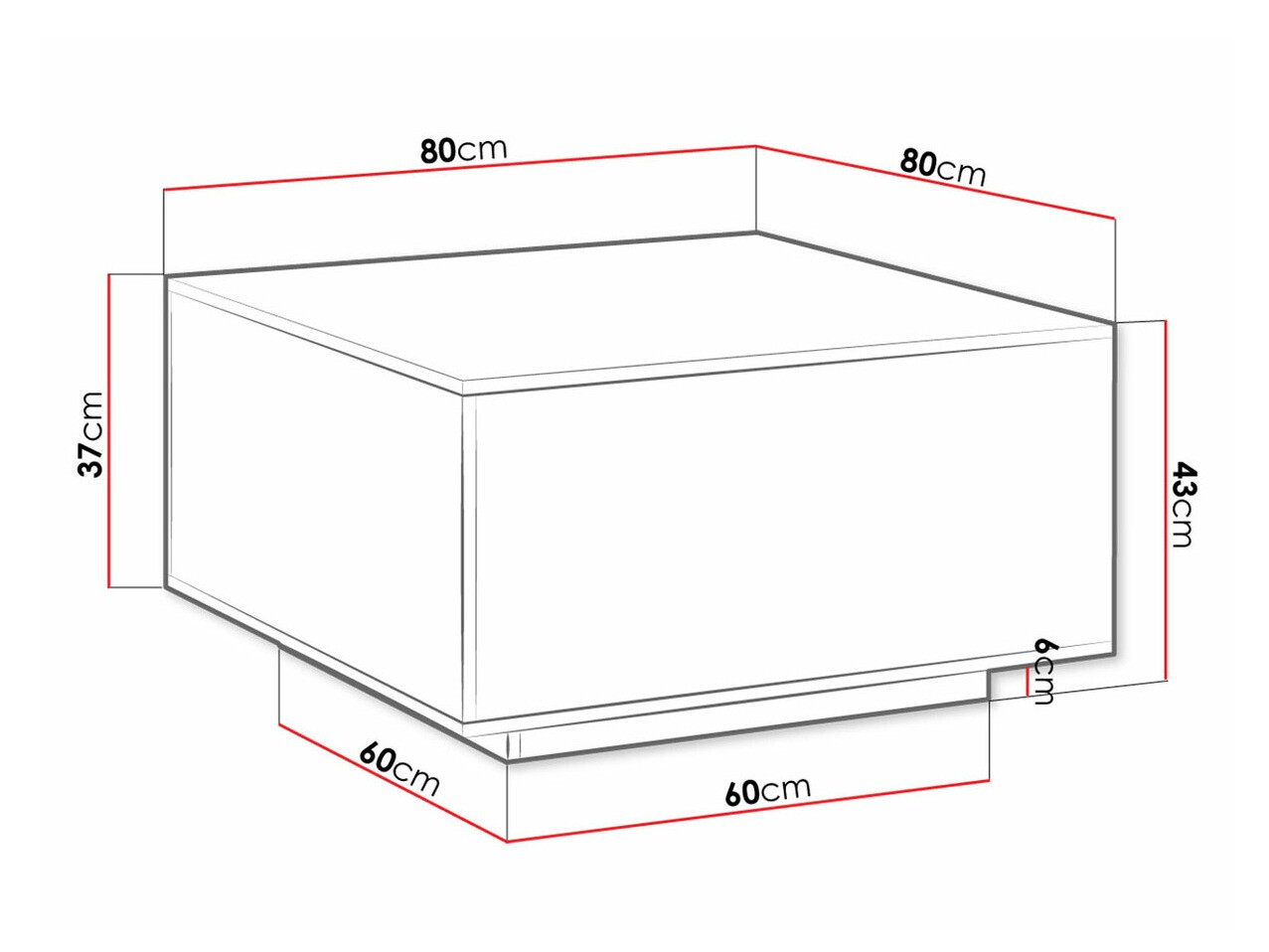 Журнальный столик Avimora 111 (Грецкий орех)