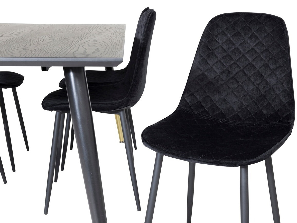 Ēdamistabas komplekts Dallas 1259 (Melns)