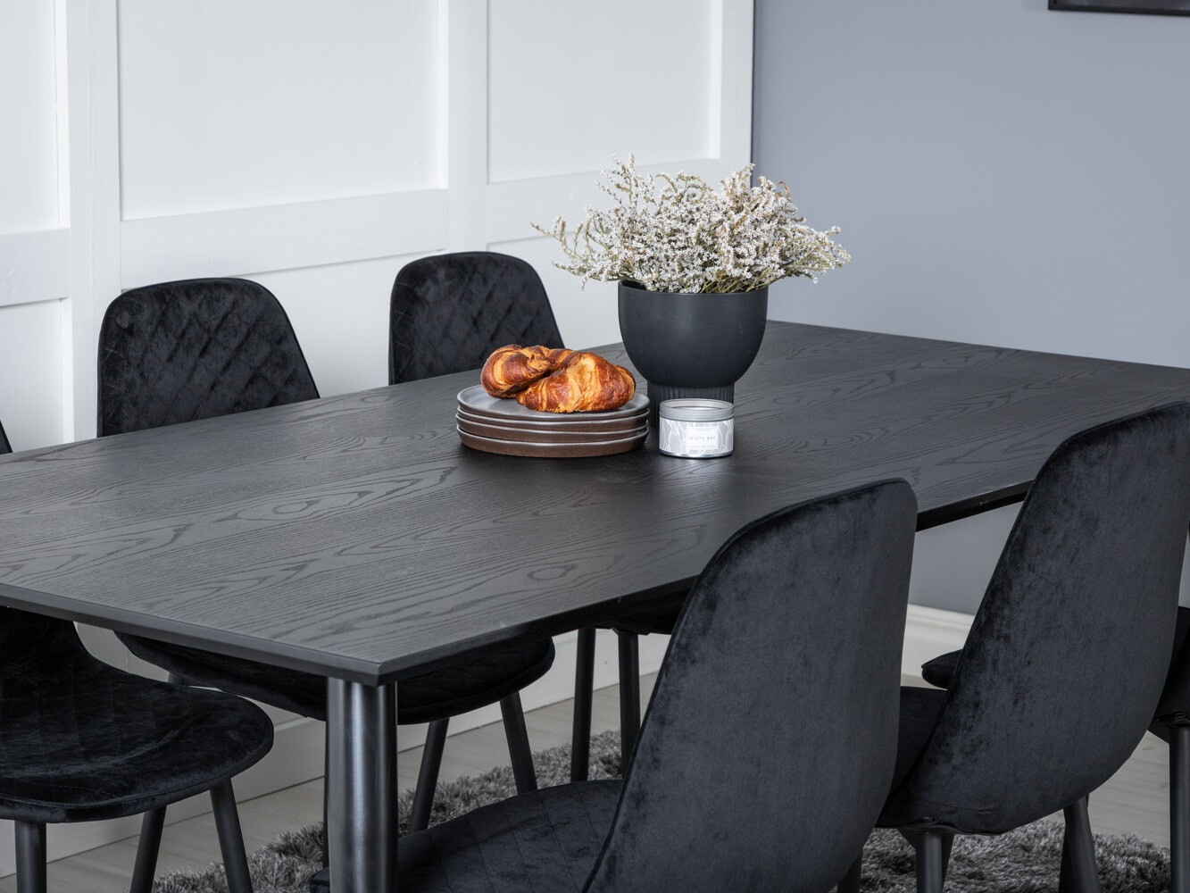 Обеденный гарнитур Dallas 1259 (Чёрный)