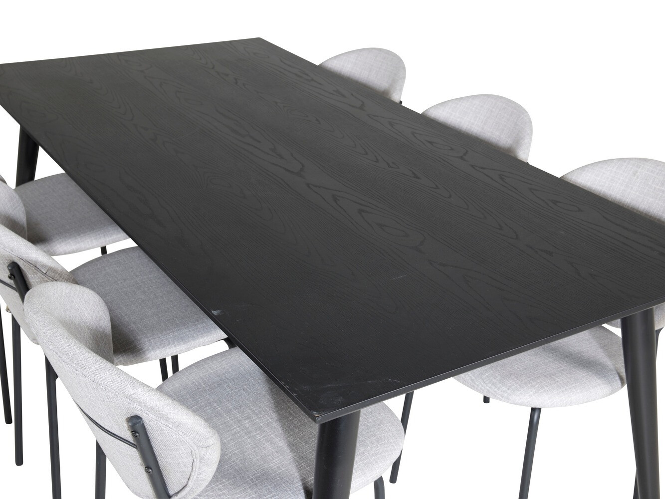 Обеденный гарнитур Dallas 1260 (Серый + Чёрный)