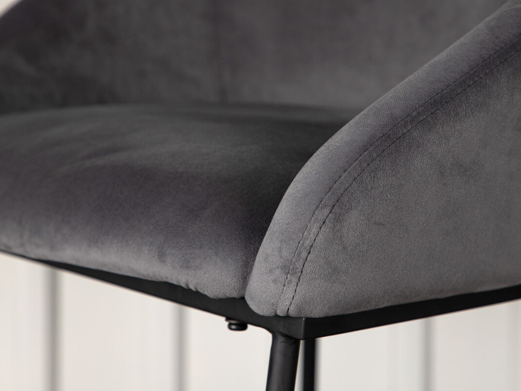 Bāra krēsls Dallas 3175 (Tumši pelēks + Melns)