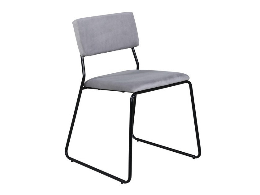 Стул Dallas 2613 (Светло-серый + Чёрный)