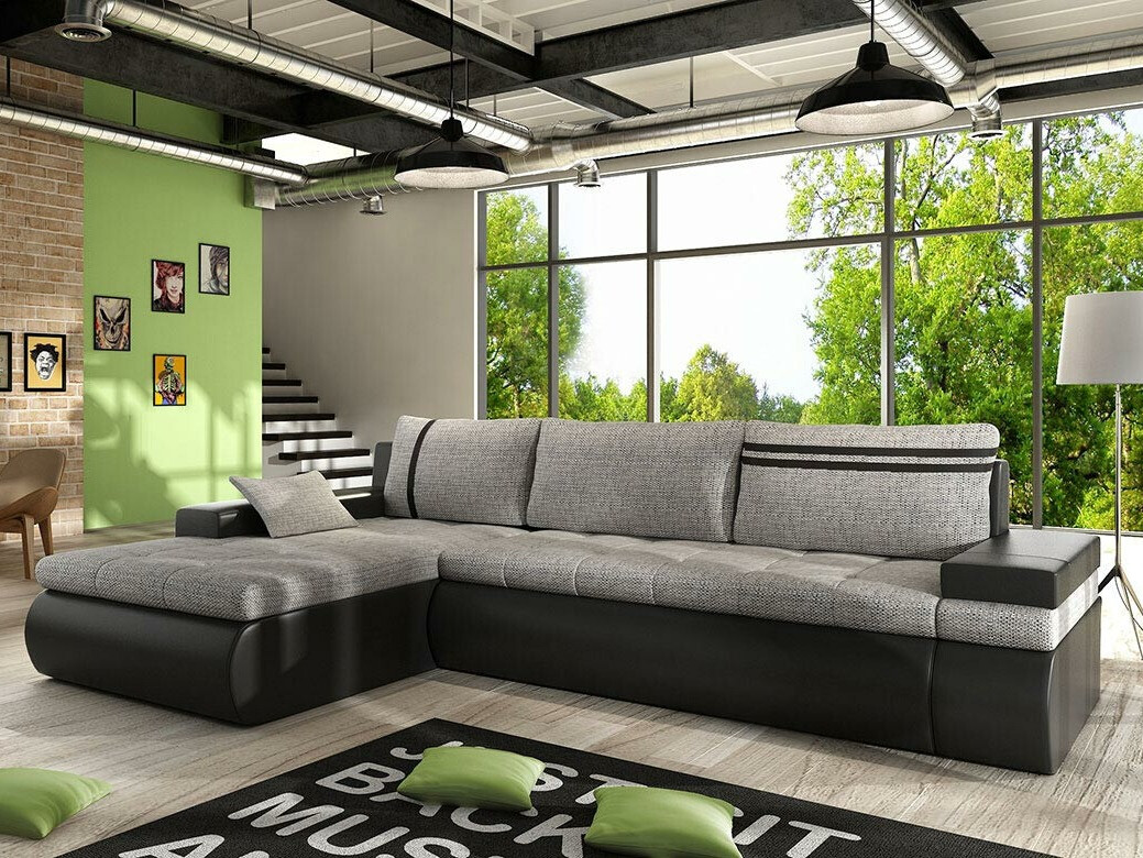 Stūra dīvāns Temple 100 (Soft 011 + Lawa 05)