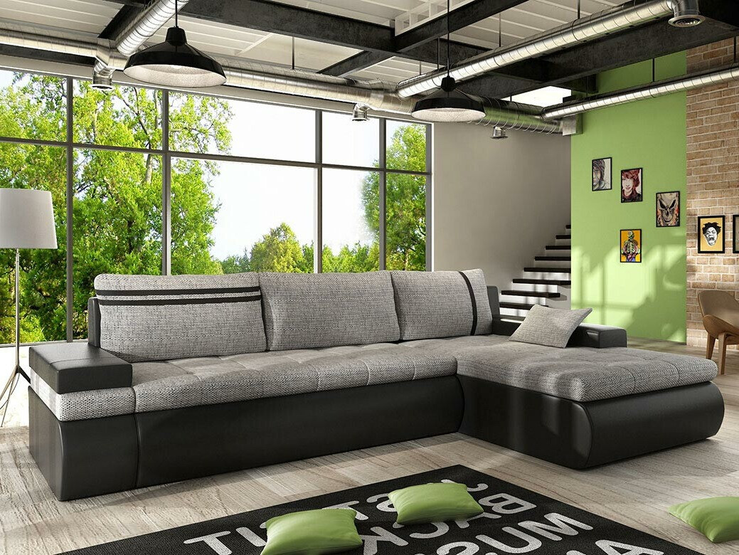 Угловой диван Temple 100 (Soft 011 + Lawa 05)