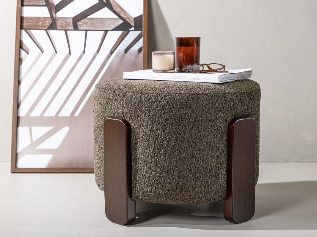 Pufs Dallas 3199 (Tumši brūns)