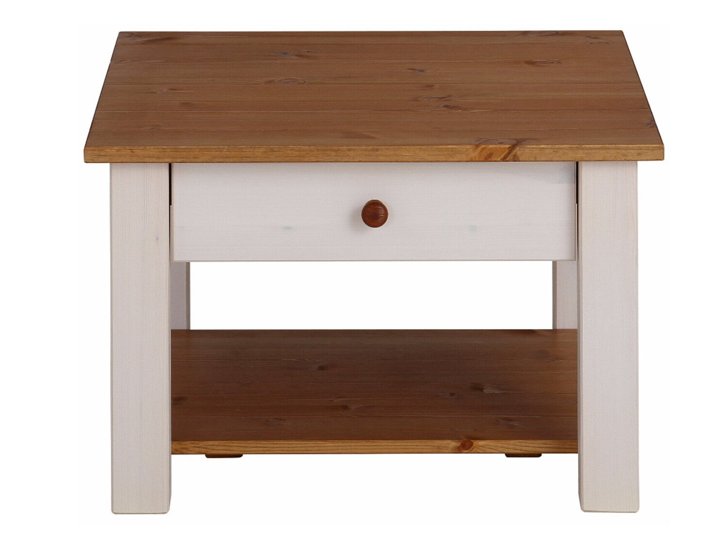 Журнальный столик Denton 753 (Белый + Медовый дуб)