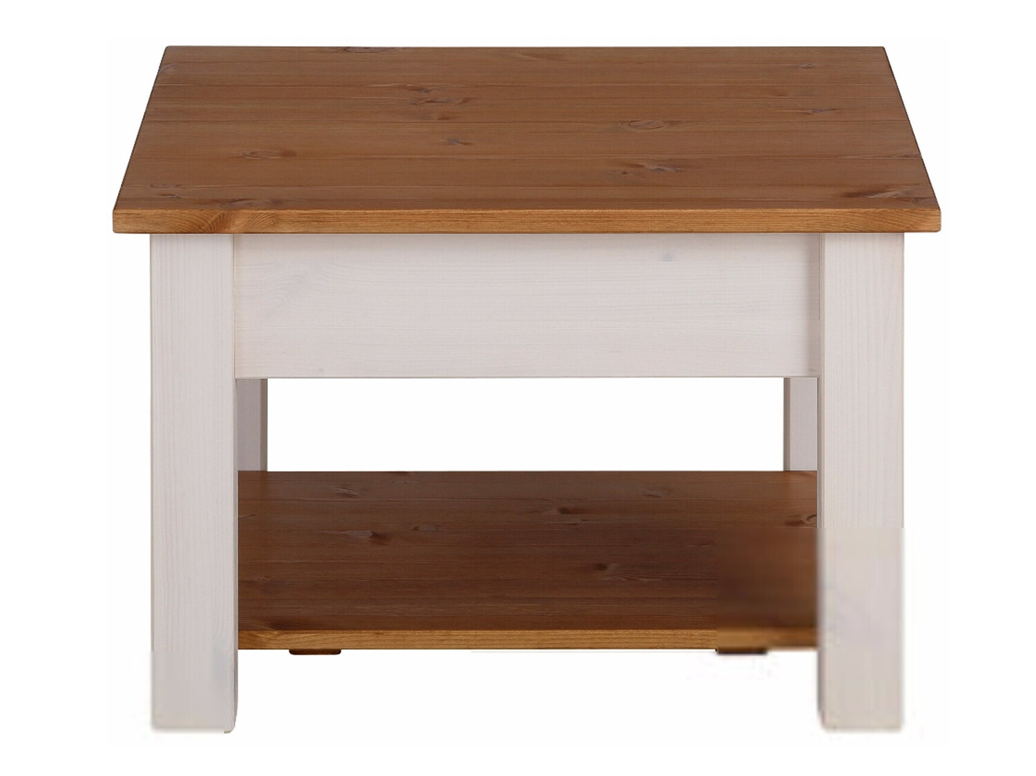 Žurnālu galdiņš Denton 753 (Balts + Medus ozols)