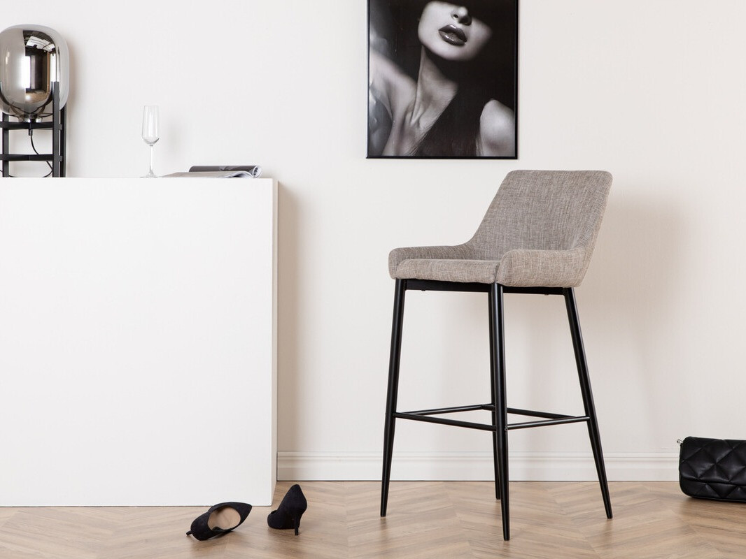 Барный стул Dallas 2647 (Бежевый + Чёрный)