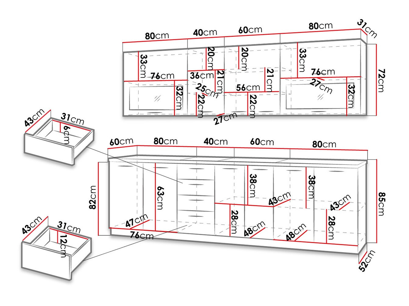 Кухонный гарнитур Tucson 159