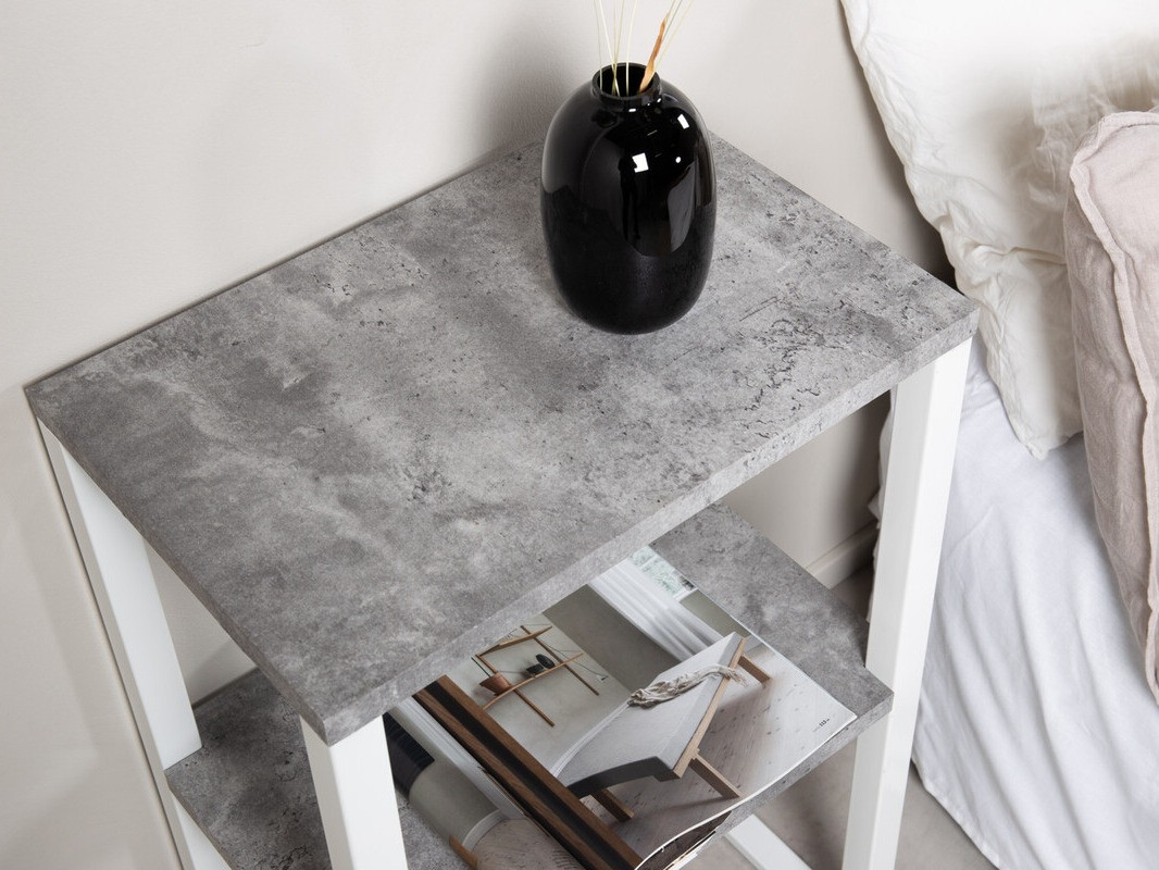 Кофейный столик Dallas 3219 (Белый + Бетон)