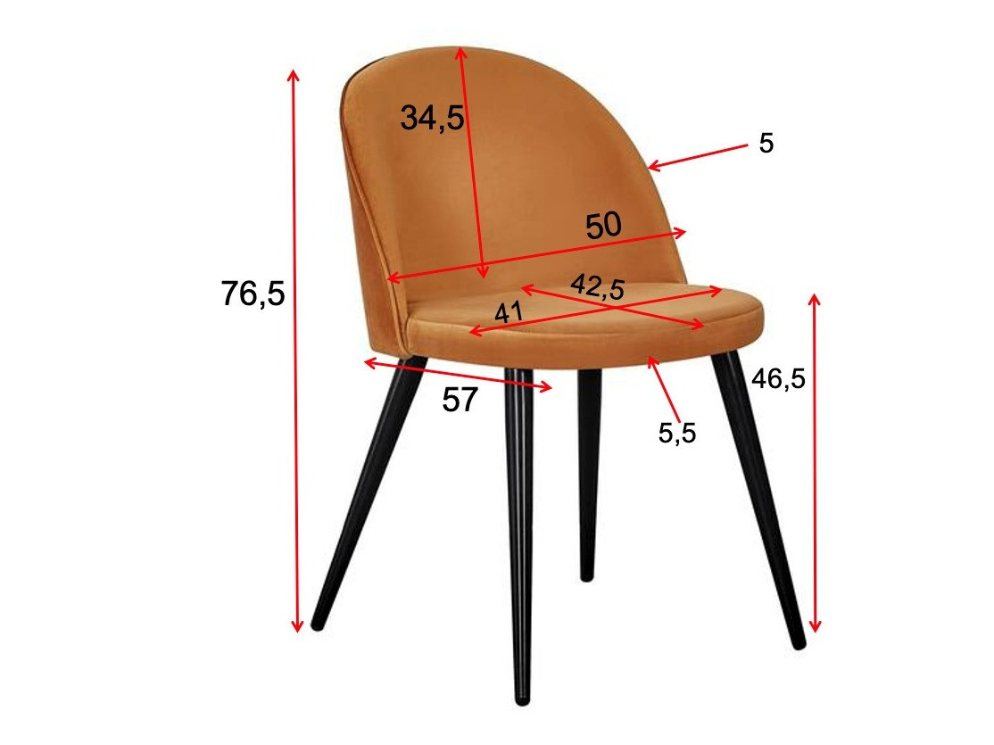 Krēsls Dallas 136 (Oranžs + Melns)