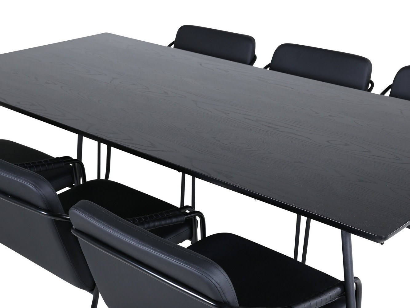 Ēdamistabas komplekts Dallas 2720 (Melns)