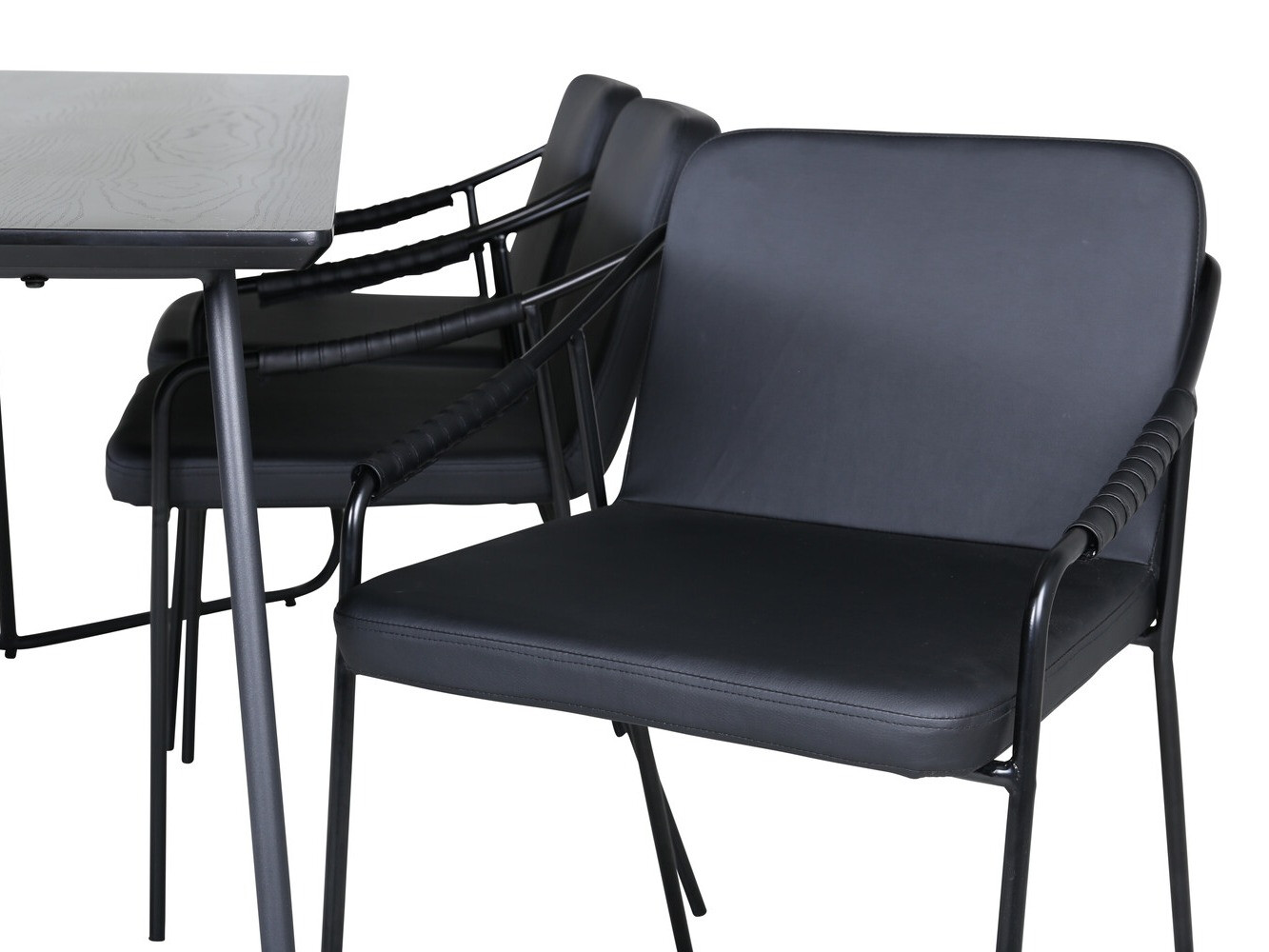 Обеденный гарнитур Dallas 2720 (Чёрный)