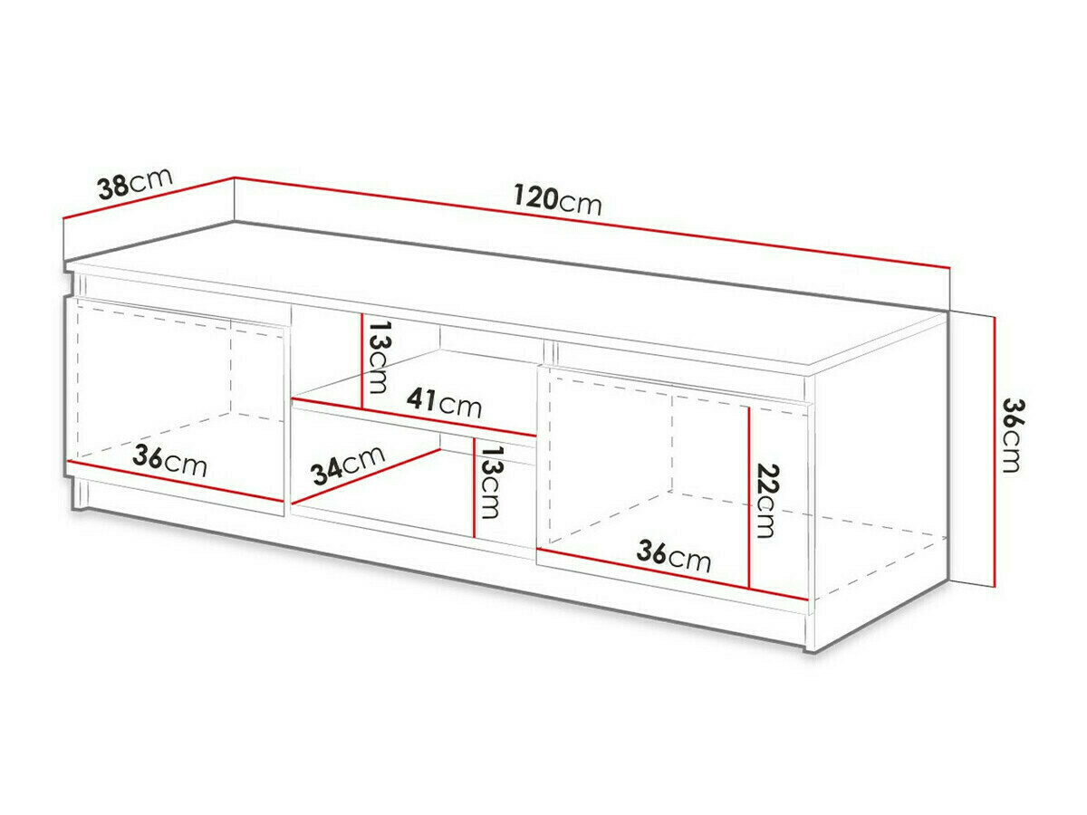 TV galds Sarasota 139 (Kastanis)