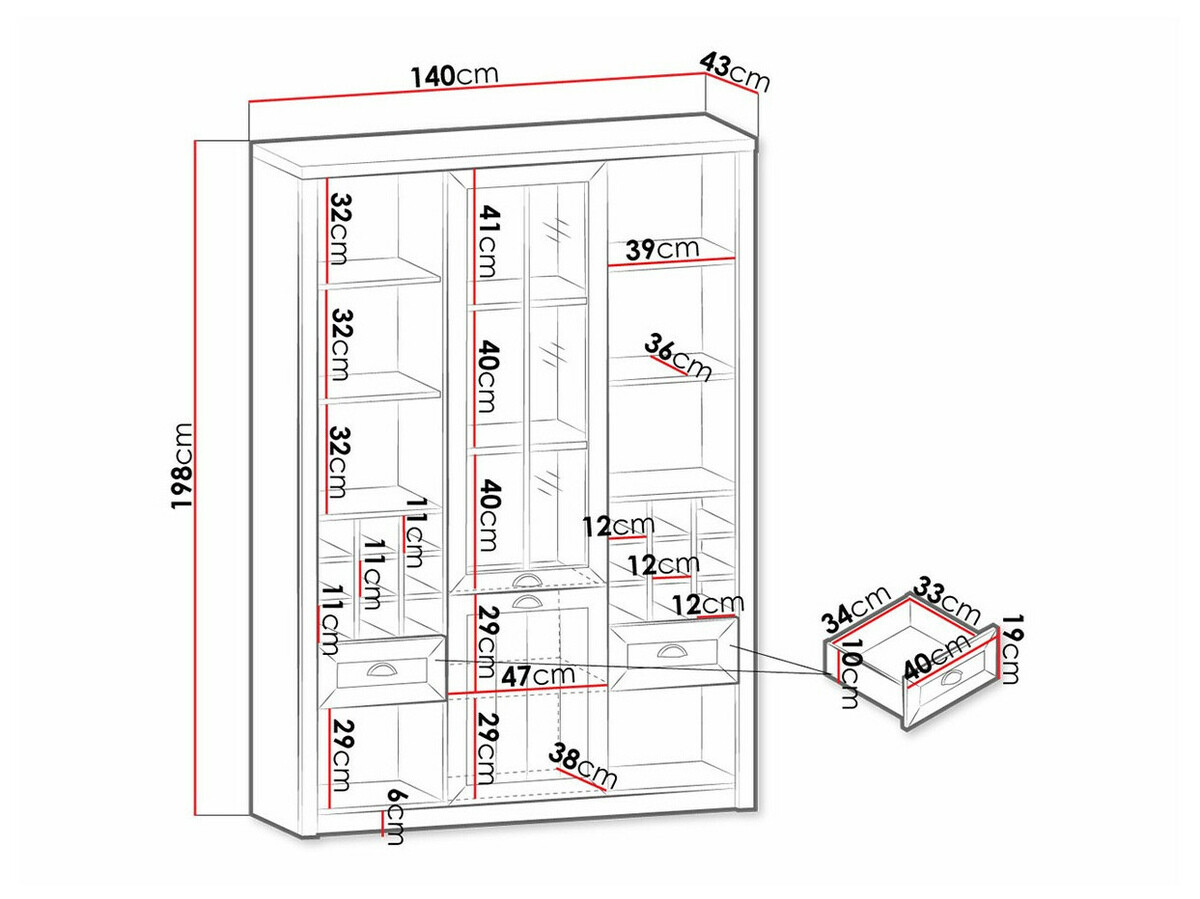 Стеллаж Ferdore 155