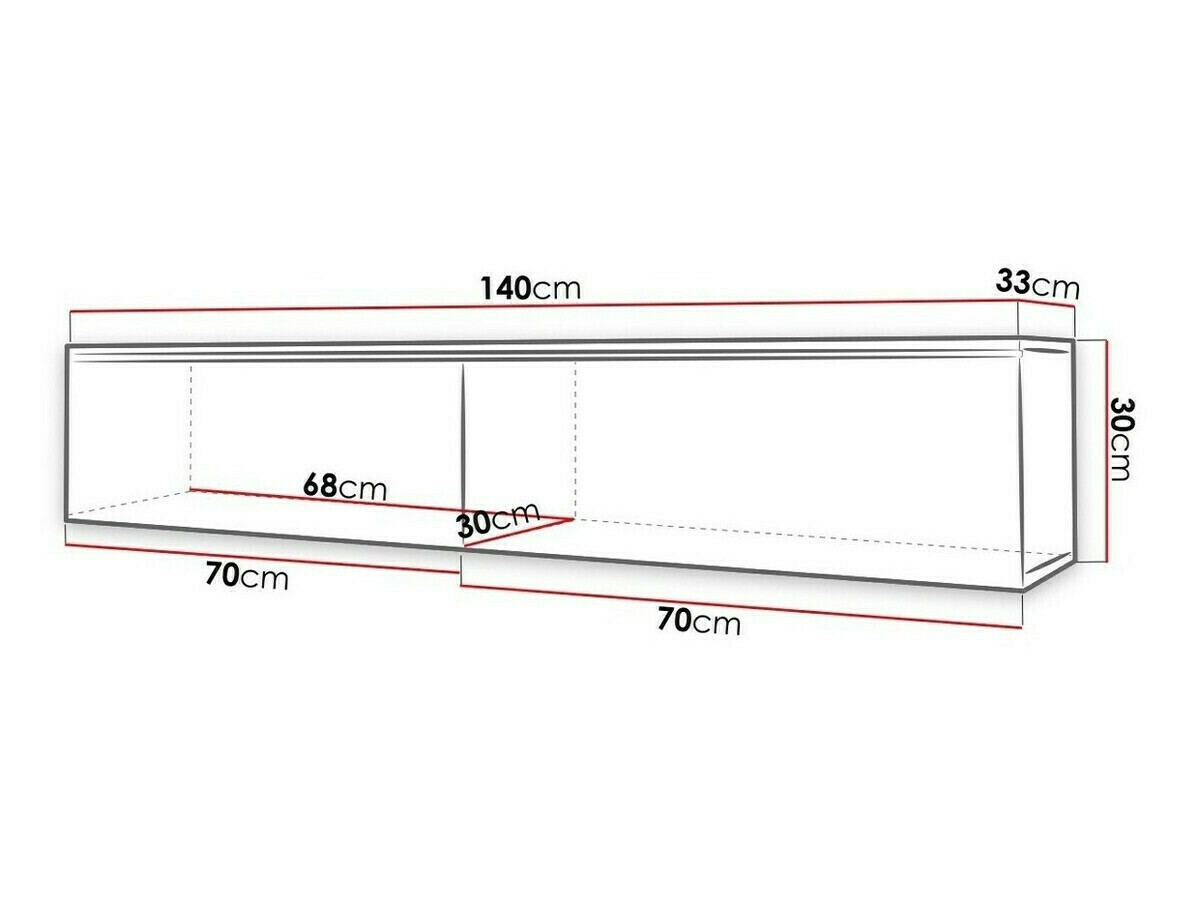 TV galds Sarasota 120 (Votan ozols)