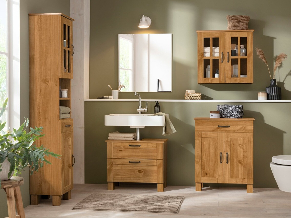 Piekarams vannas istabas skapītis Ophlevu 104 (Priede)