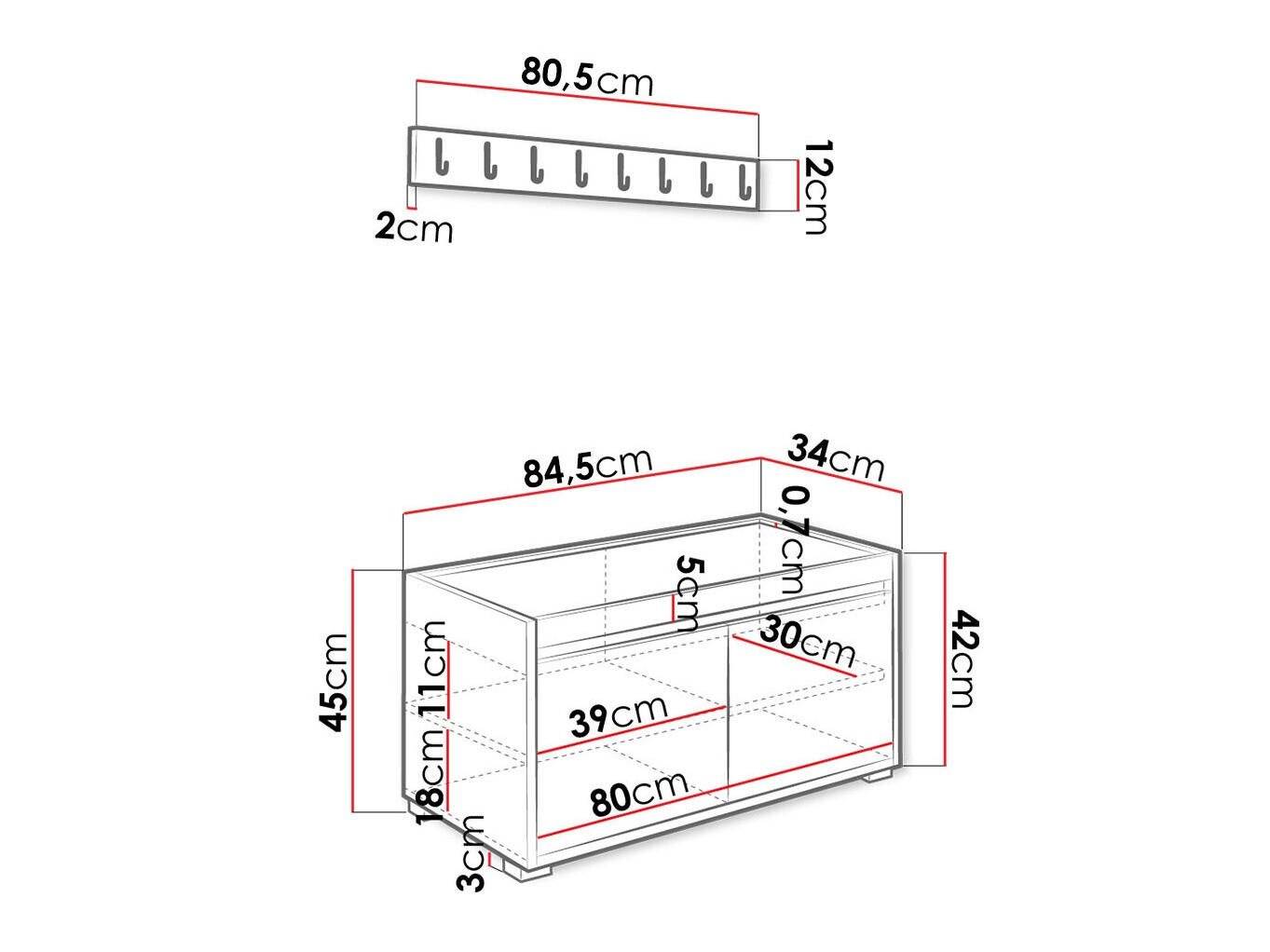 Priekšnama komplekts Comfivo 388
