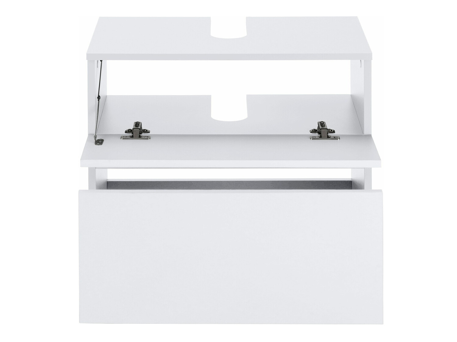 Stāvošs vannas istabas skapītis izlietnei Soncamu 110 (Balts)