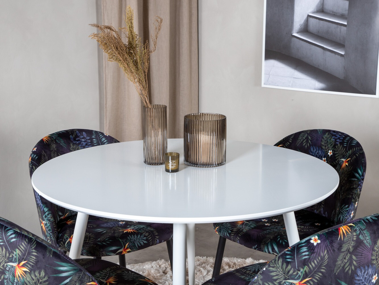 Ēdamistabas komplekts Dallas 4611 (Balts)