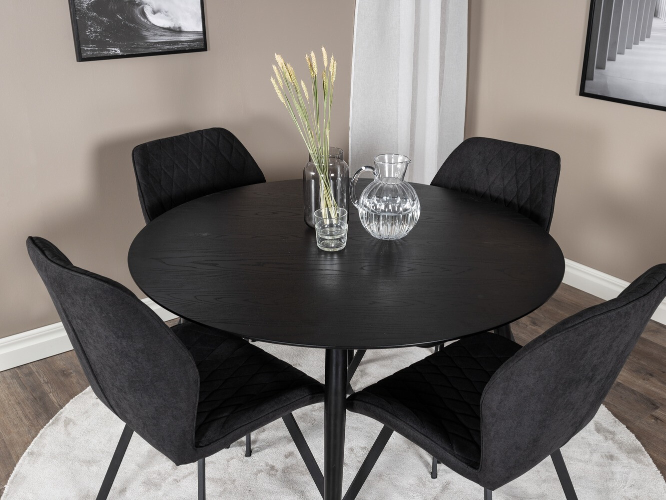 Обеденный гарнитур Dallas 1562 (Чёрный)