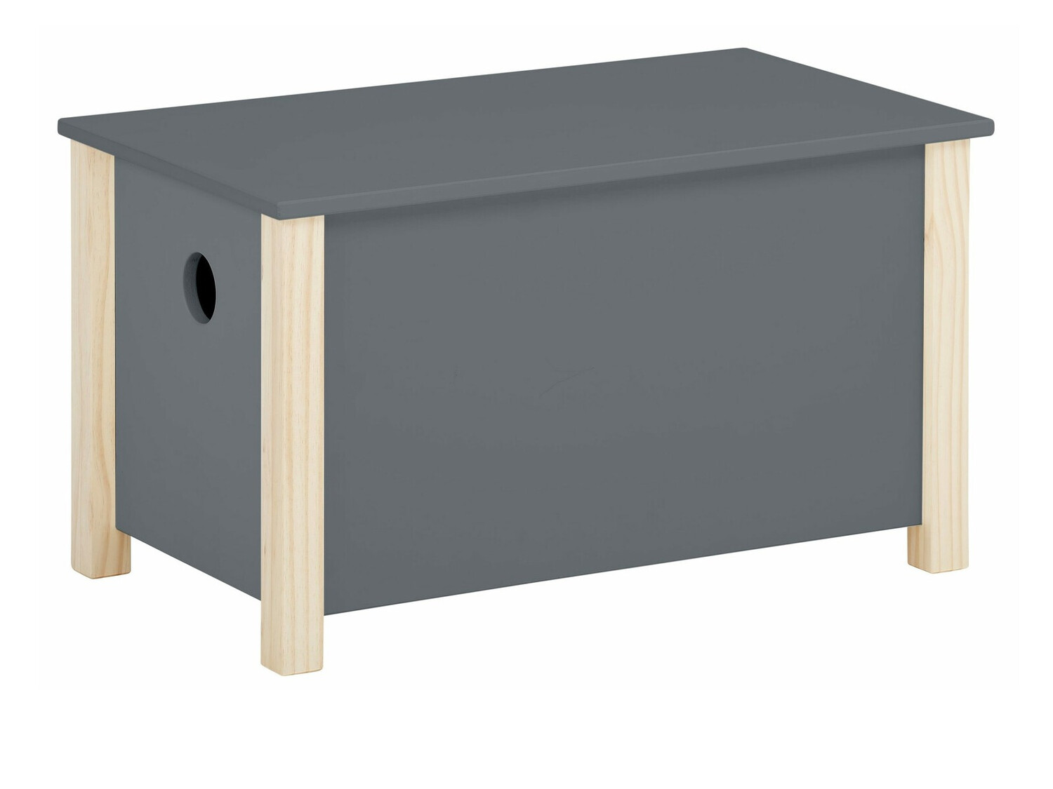 Uzglabāšanas kaste Fenmele 108 (Pelēks + Gaišs koks)