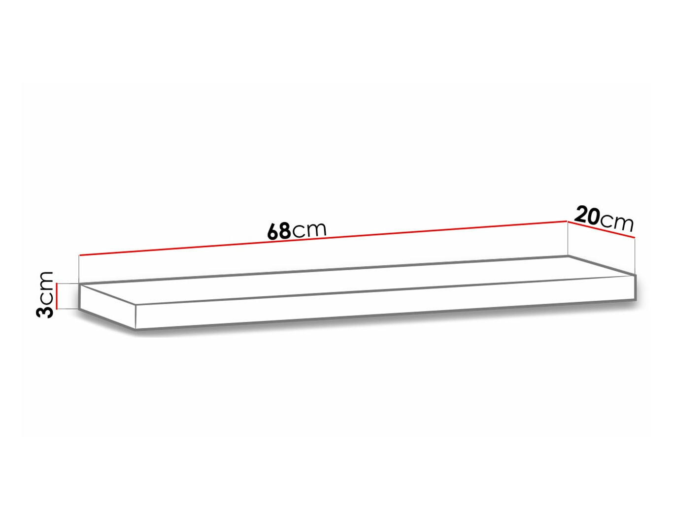 Настенная полка Morlira 104