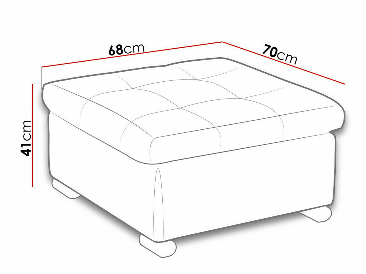 Pufs Comfivo 115 (Uttario Velvet 2980)