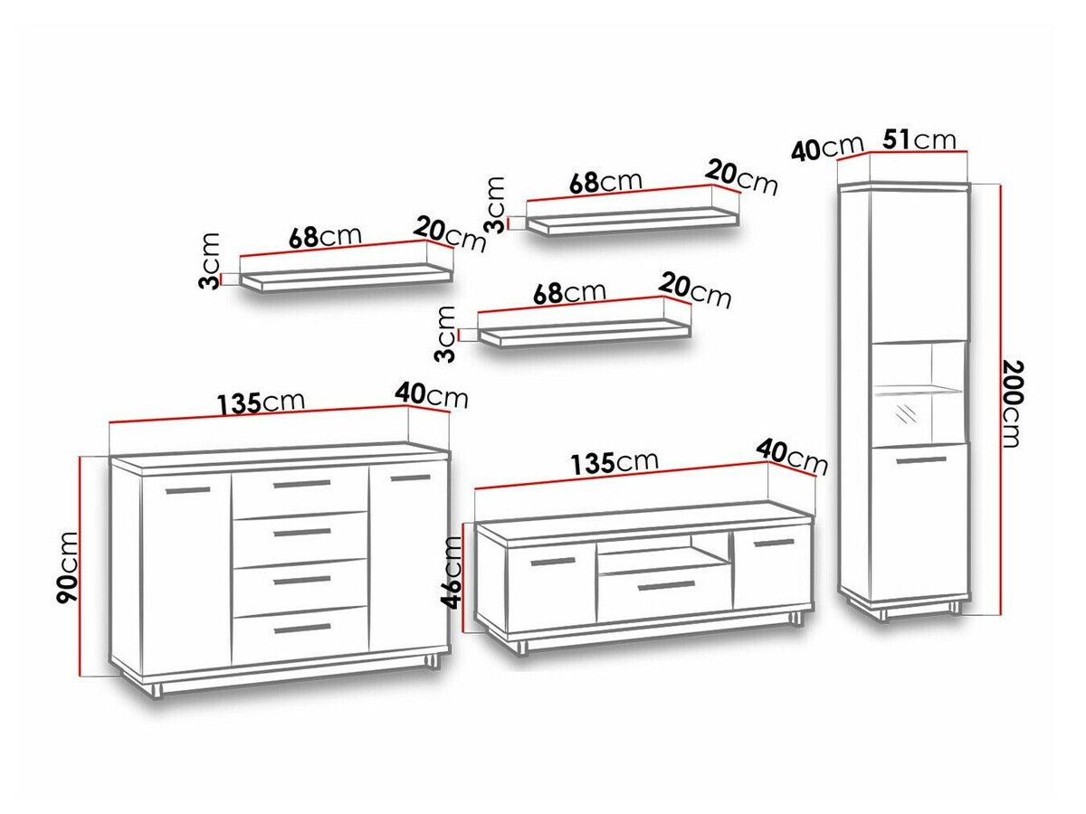 Viesistabas komplekts Morlira 113