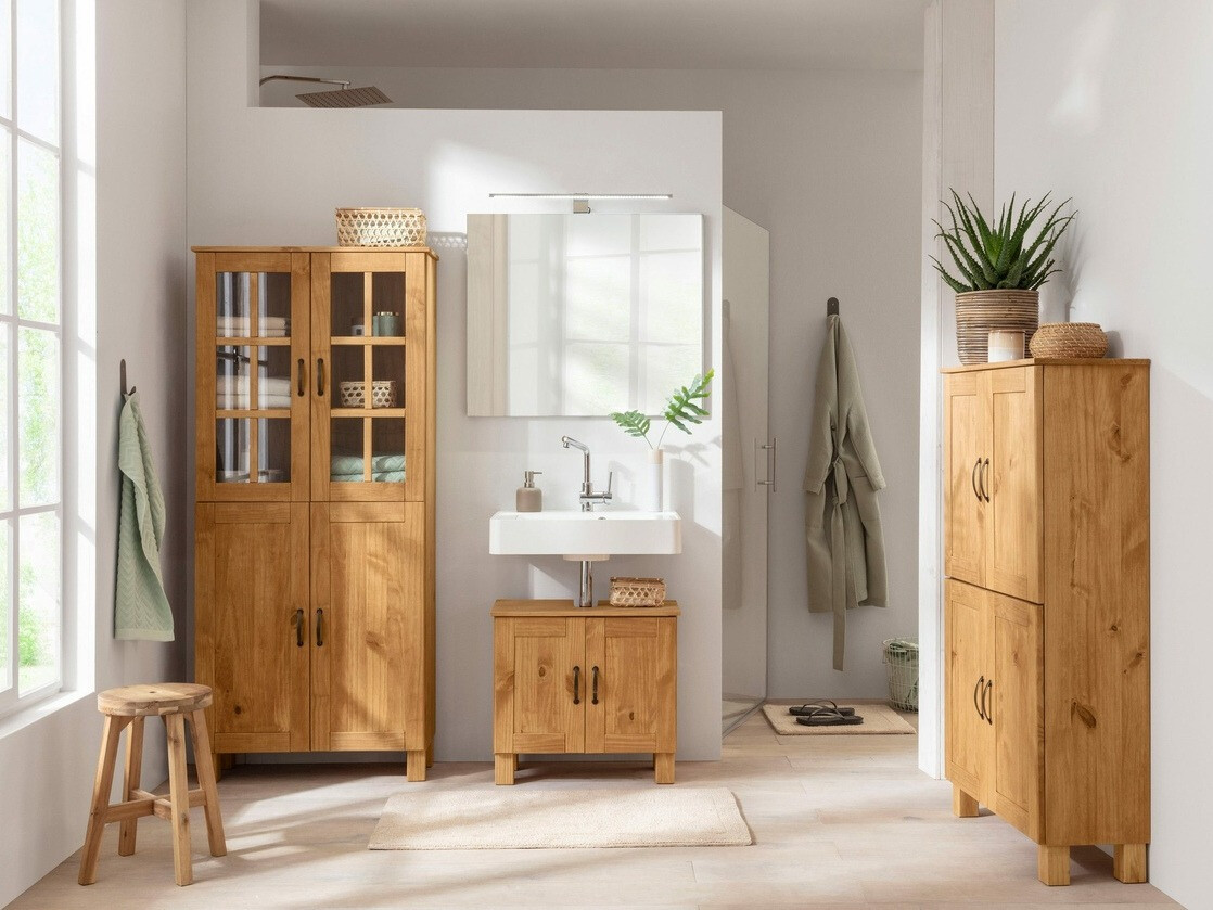 Stāvošs vannas skapītis Ophlevu 105 (Priede)