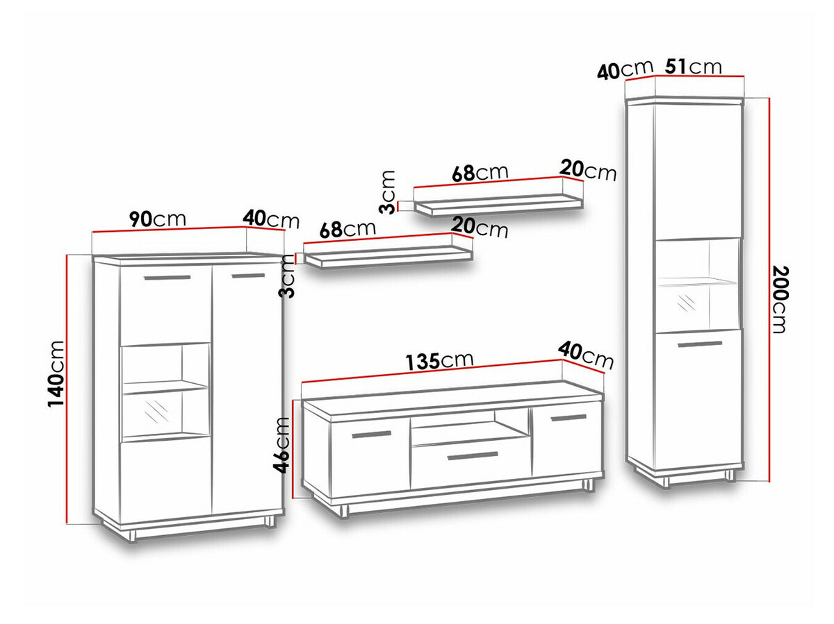 Viesistabas komplekts Morlira 112