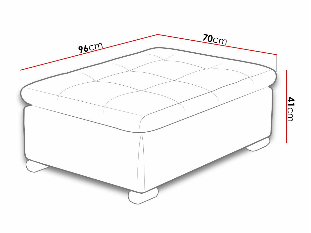 Mīkstais sols Comfivo 118 (Soft 017 + Lux 05)