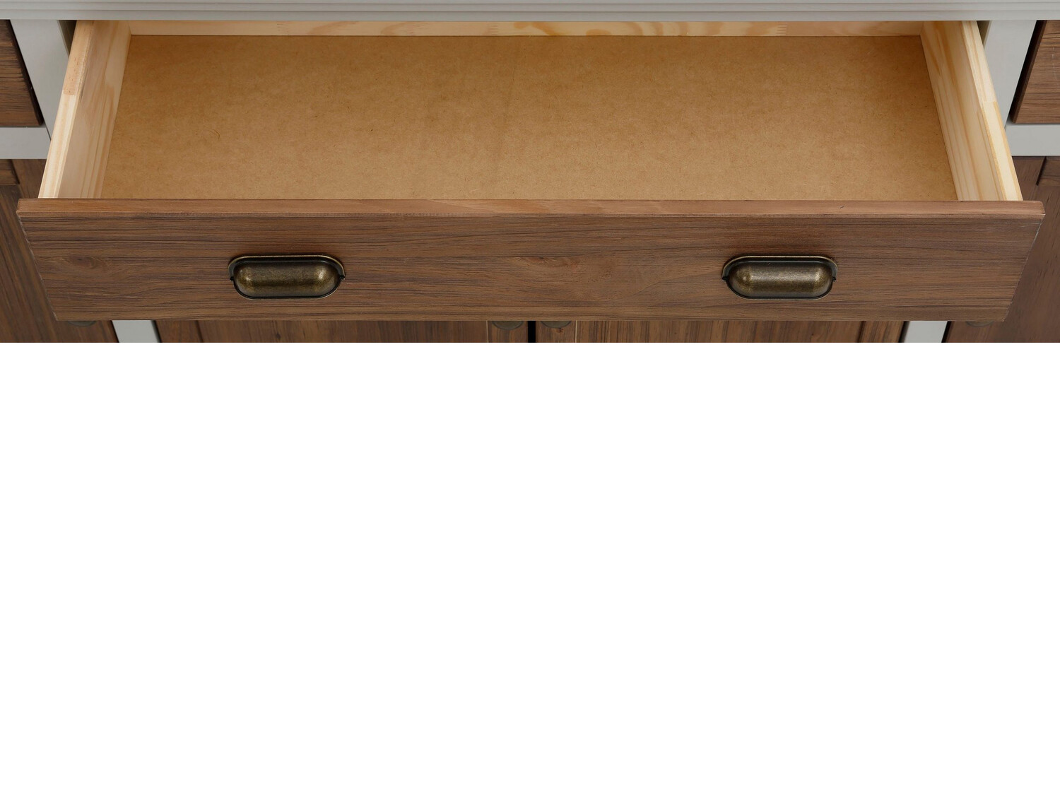 Kомод Tivmeri 102 (Серый + Коричневый)