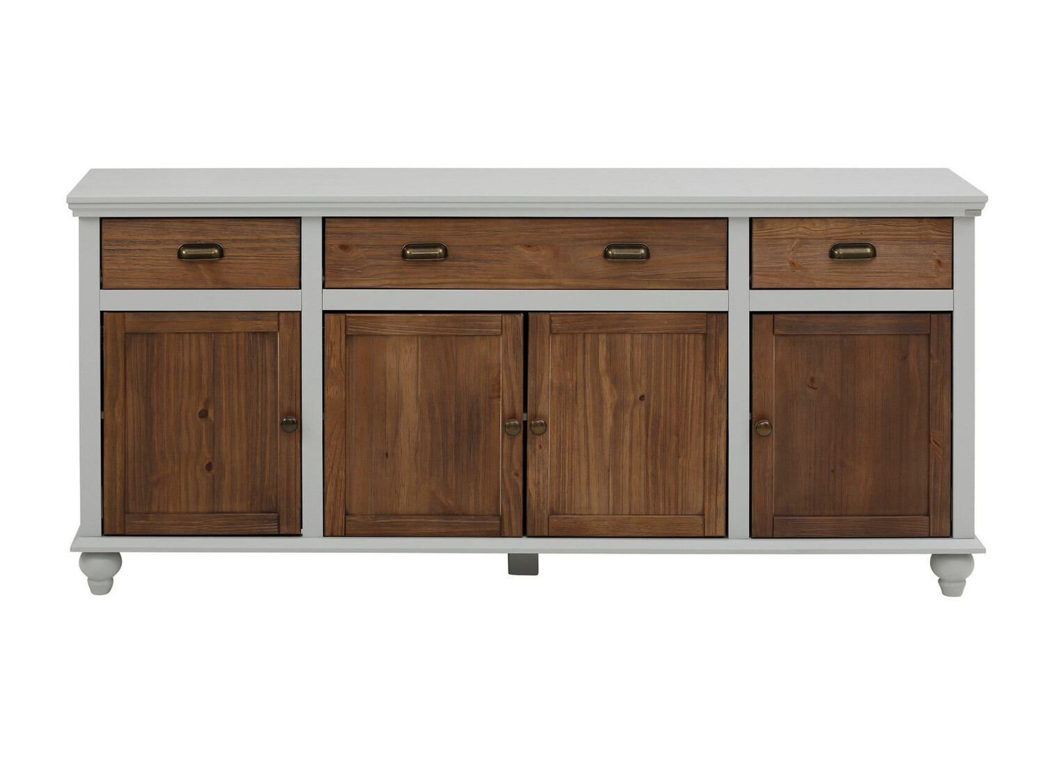 Kомод Tivmeri 102 (Серый + Коричневый)