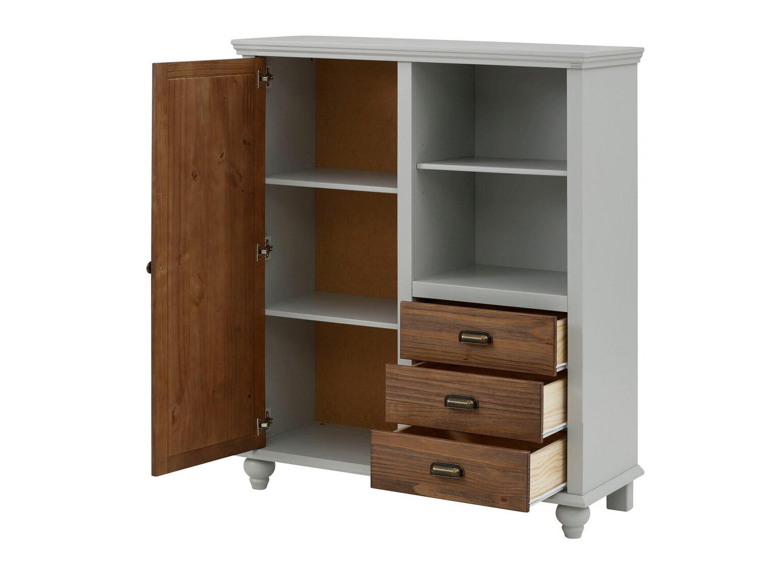 Kumode Tivmeri 103 (Pelēks + Brūns)